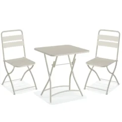 Feros Breeze Bistro Set - Beige