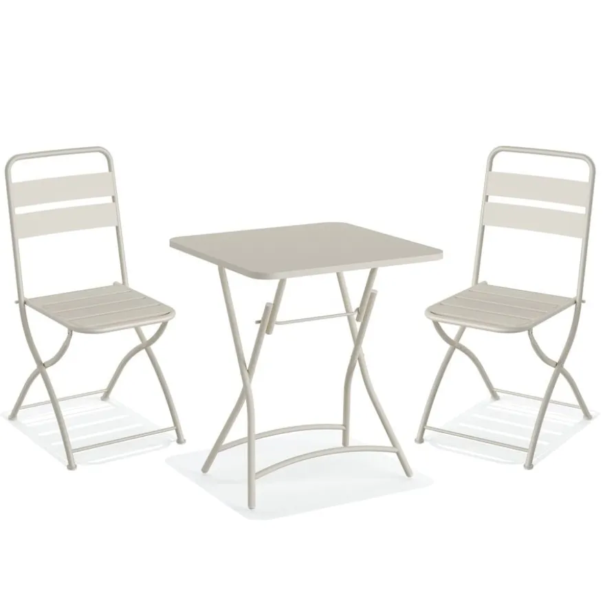 Feros Breeze Bistro Set - Beige