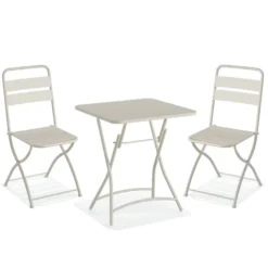 Feros Breeze Bistro Set - Beige