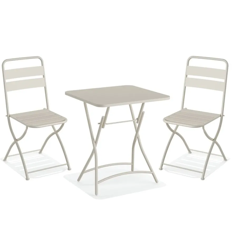 Feros Breeze Bistro Set - Beige