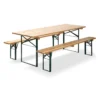 Feros Faltbare Bierganitur mit Tische 70 cm - Brauereiqualität