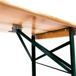 Feros Faltbare Bierganitur mit Tische 80 cm - Brauereiqualität
