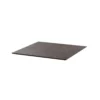 Feros Infinity Tripod Stehtisch Weiß frame + Midnight Marble HPL 70x70 cm