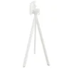 Feros Infinity Tripod Stehtisch Weiß frame + Schwarz HPL 70x70 cm