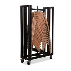 Feros Keeve Gestell-Transportwagen für bis zu 30 Gestelle, 475 x 1090 x 1950 mm