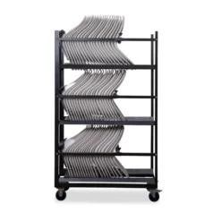 Feros Keeve ohne Armlehne Transportwagen für bis zu 60 Sitzschalen ohne Armlehne, 535 x 1205 x 1950 mm