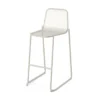 Feros Mase Barhocker Metall stapelbar – Beige