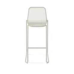 Feros Mase Barhocker Metall stapelbar – Beige
