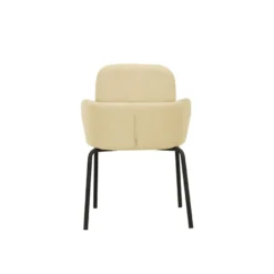 Feros Mase Barhocker Metall stapelbar – Beige