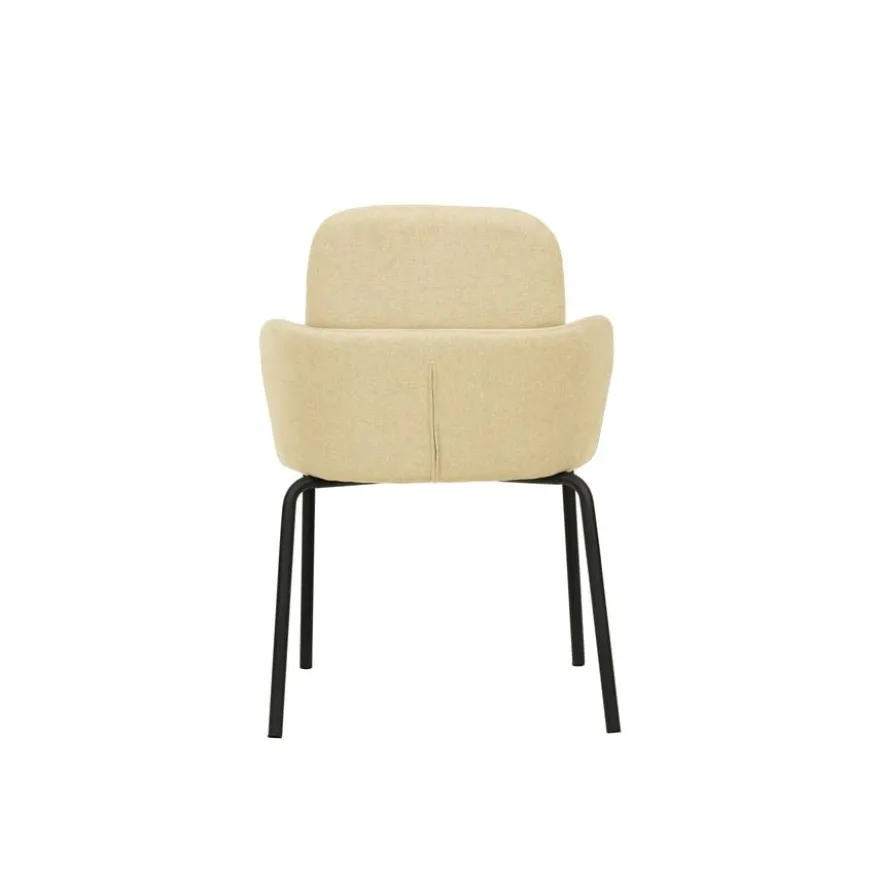 Feros Mase Barhocker Metall stapelbar – Beige
