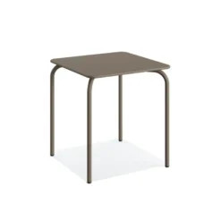 Feros Olly Terrassentisch quadratisch – Cappuccino