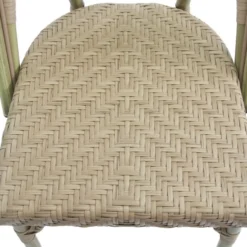 Feros Paris Bistrostuhl Rattan – Bambus-Natur