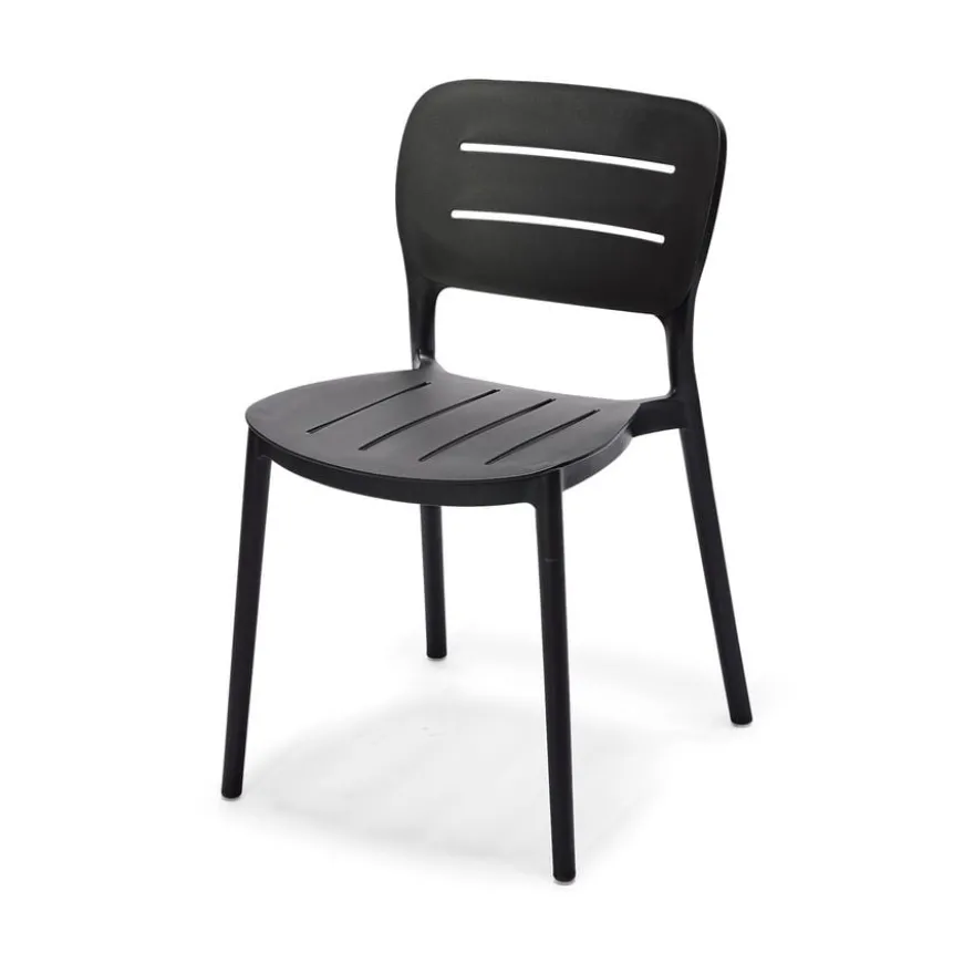 FEROS Propi Terrassenstuhl Schwarz