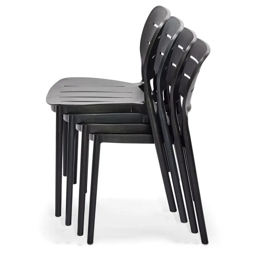 FEROS Propi Terrassenstuhl Schwarz