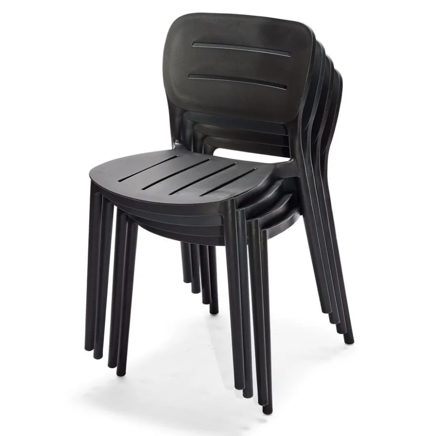 FEROS Propi Terrassenstuhl Schwarz