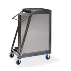 Feros Transportwagen für bis zu 5 Edelstahl Klapptische, 880 x 650 x 1130 mm