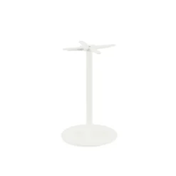 Feros Urban Terrassentisch Weiß frame +Schwarz HPL Ø70 cm
