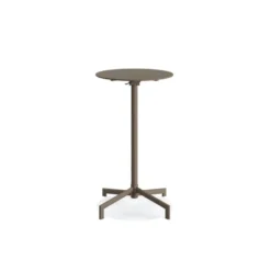 FEROS Versa Terrassen-/Stehtisch | In 2 Höhen verstellbar – Cappuccino
