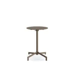 FEROS Versa Terrassen-/Stehtisch | In 2 Höhen verstellbar – Cappuccino