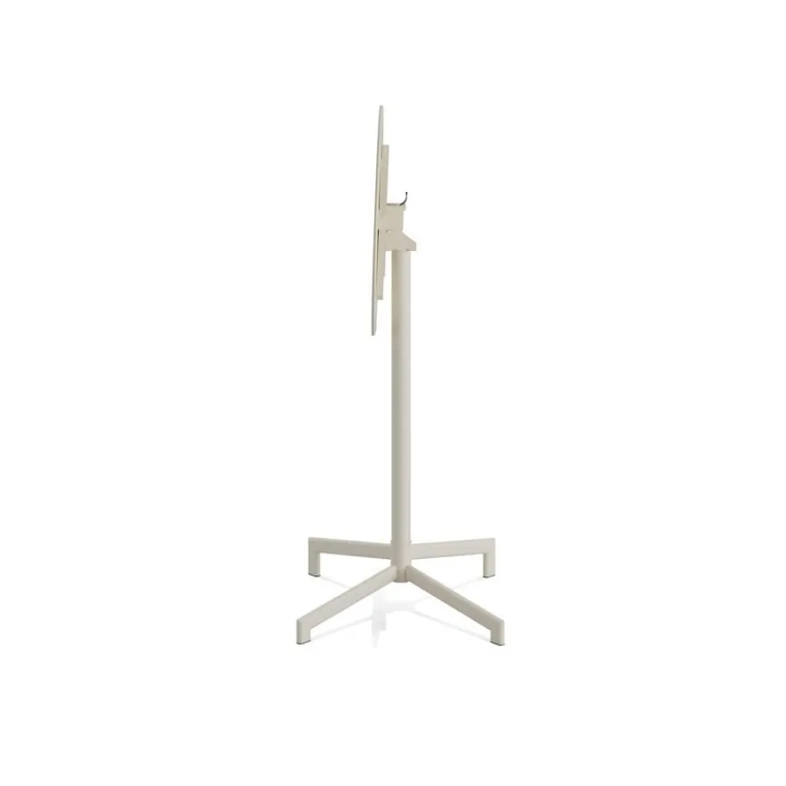 FEROS Versa Terrassen-/Stehtisch | In 2 Höhen verstellbar – Beige