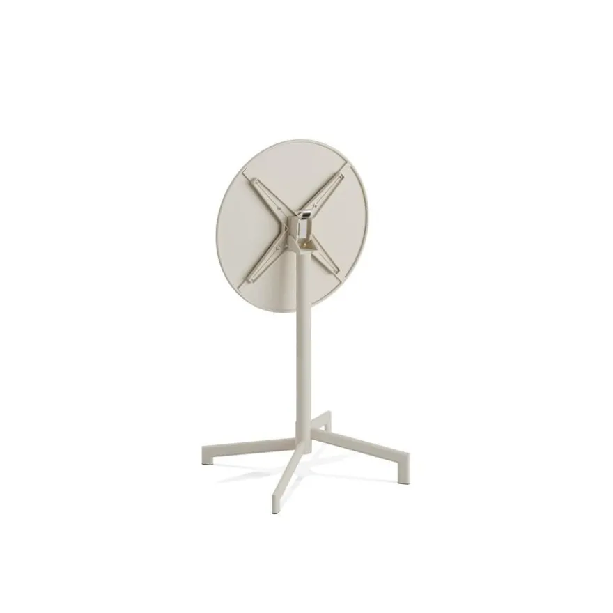 FEROS Versa Terrassen-/Stehtisch | In 2 Höhen verstellbar – Beige