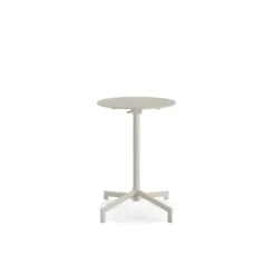 FEROS Versa Terrassen-/Stehtisch | In 2 Höhen verstellbar – Beige