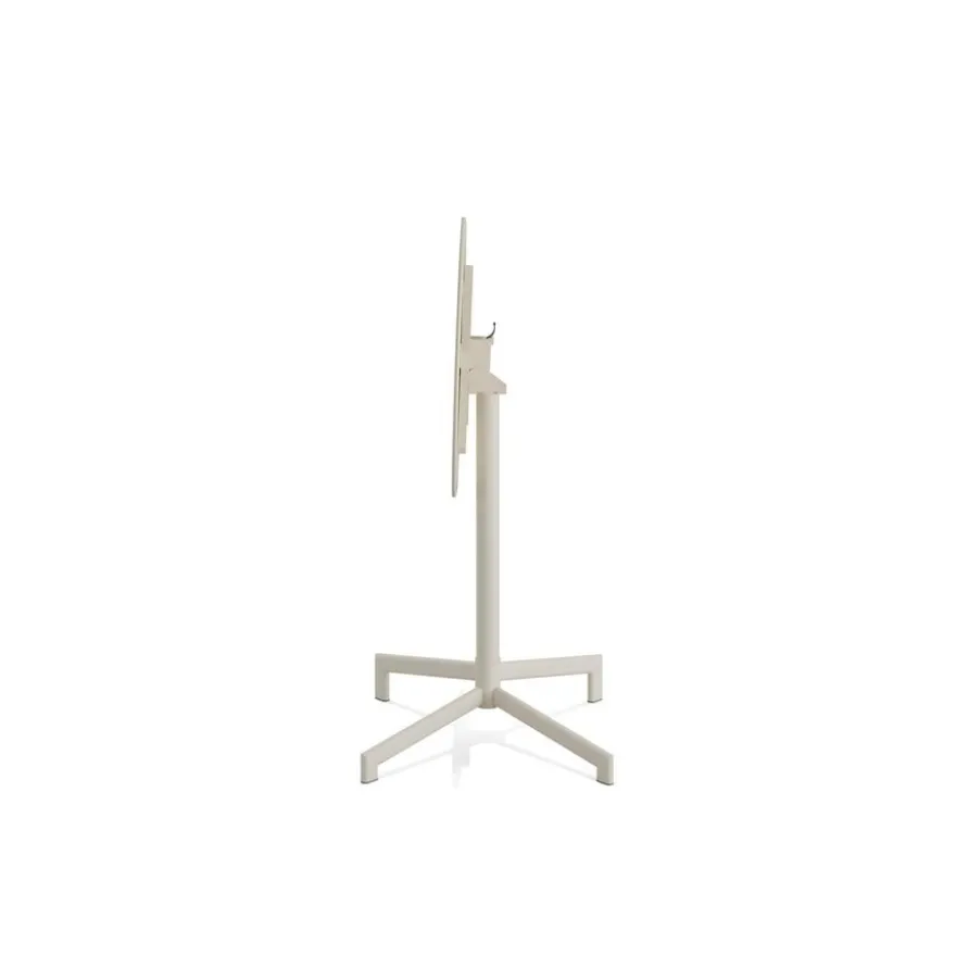 FEROS Versa Terrassen-/Stehtisch | In 2 Höhen verstellbar – Beige