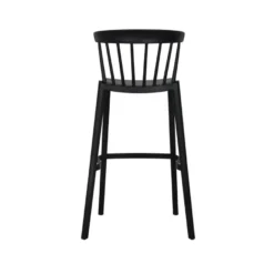 FEROS Windson Barhocker schwarz, Polypropylen, 560 x 550 x 1030 mm