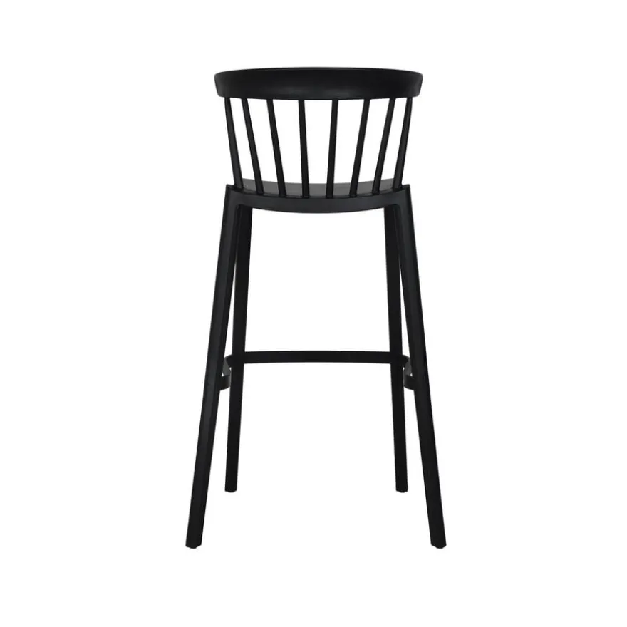 FEROS Windson Barhocker schwarz, Polypropylen, 560 x 550 x 1030 mm