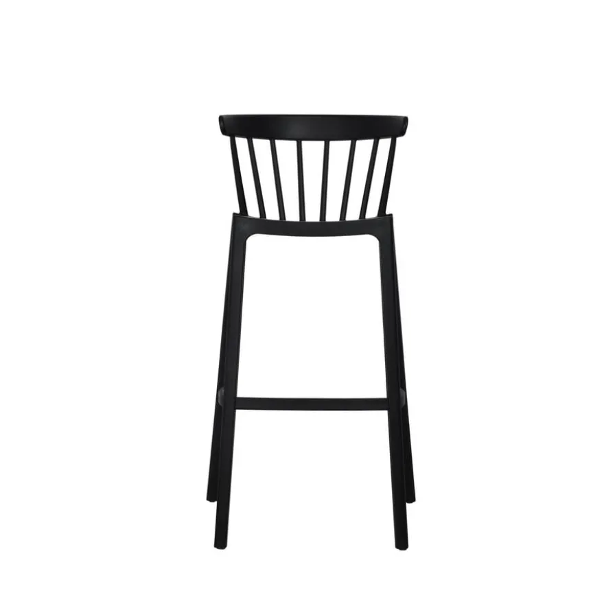 FEROS Windson Barhocker schwarz, Polypropylen, 560 x 550 x 1030 mm