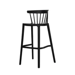 FEROS Windson Barhocker schwarz, Polypropylen, 560 x 550 x 1030 mm