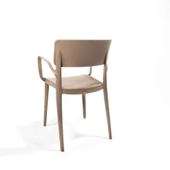 Feros Wing Armchair Sand Beige Stapelstuhl Kunststoff