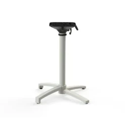 Feros X Cross Terrassentisch Sand gestell + Moonstone HPL Ø70 cm