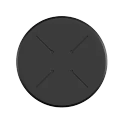 Feros X Cross Terrassentisch Schwarz gestell + Schwarz HPL Ø70 cm