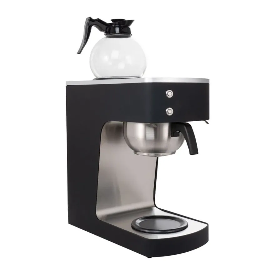 Filterkaffeemaschine ECO 2 Liter schwarz inkl. Glaskanne, 100 Tassen/Std., Professionelle Kaffeemaschine