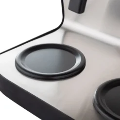 Filterkaffeemaschine ECO 2x 2 Liter schwarz inkl. 2 Glaskannen, 200 Tassen/Std., Professionelle Kaffeemaschine groß