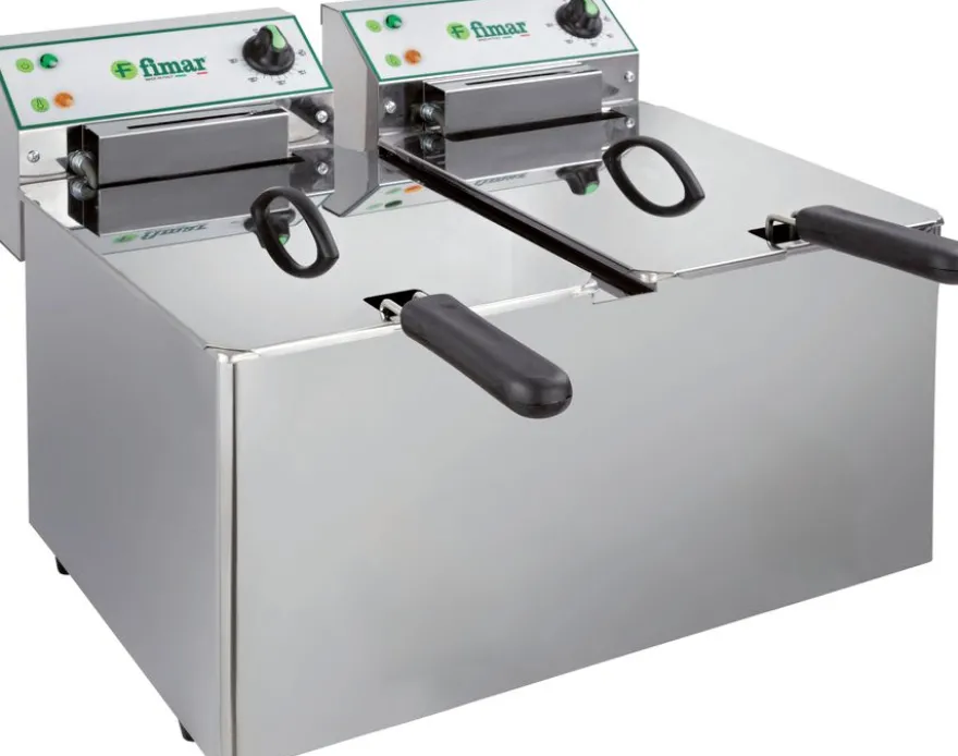 FIMAR Doppelfritteuse FR88N - 2 × 8 L
