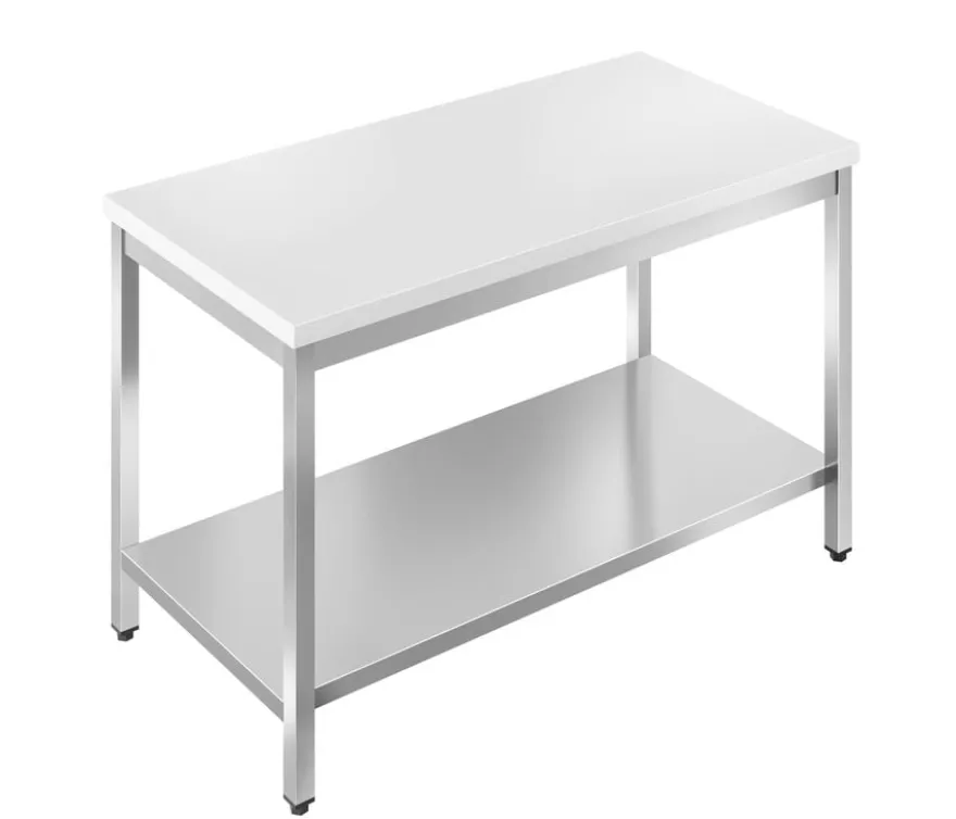 Fleischereitisch ECO 12x7 mit Arbeitsplatte 40 mm