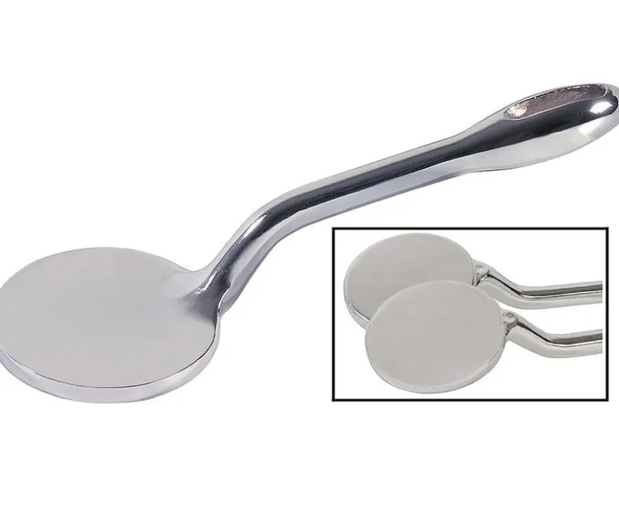Fleischklopfer, glatte Kopffläche, Durchmesser 9,5cm, Gewicht 0,75 kg, Stiel 29,5cm