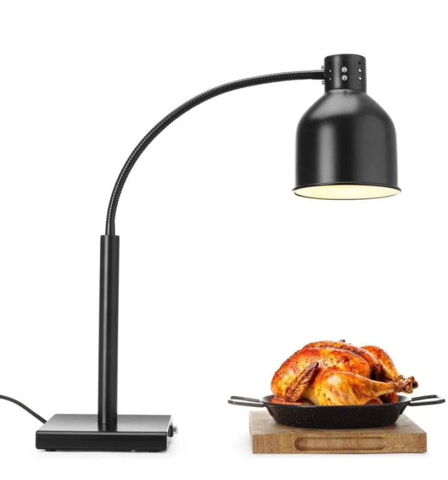 Flexible Wärmelampe , HENDI, Schwarz, 220-240V/250W, 268x200x(H)660mm