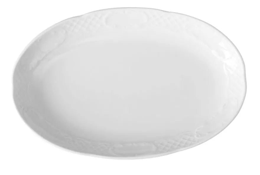 Flora Platte oval Porzellan 288x180x35 mm