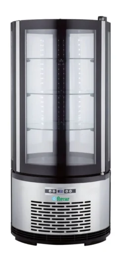 FORCAR Kuchenvitrine ARC100B 100 Liter, LED-Beleuchtung