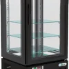 FORCAR Standtiefkühlvitrine LDC65B 280 Liter, LED-Beleuchtung, schwarz
