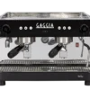 Gaggia Milano Siebträgermaschine RUBY PRO 2 2-Gruppig, Festwasseranschluss, schwarz, inkl. Aufstellung