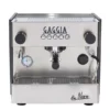 Gaggia Milano Siebträgermaschine LA NERA COMPACT 1-Gruppig, Festwasseranschluss, silber/schwarz, inkl. Aufstellung