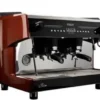 Gaggia Milano Siebträgermaschine LA PRECISA TALL CUP 2-Gruppig, Festwasseranschluss, 2 Dampflanzen, moderne Optik, rot/schwarz, inkl. Aufstellung