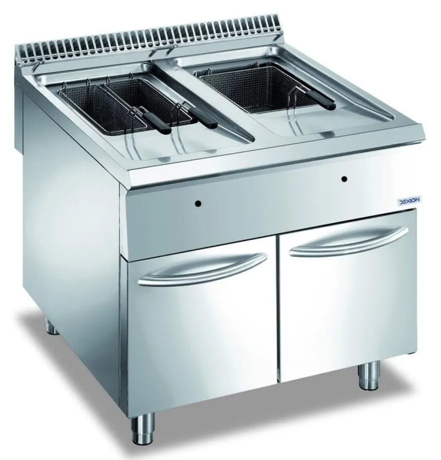 Gas-Fritteuse Dexion Lux 980 - 80/90 - 18+18 Liter
