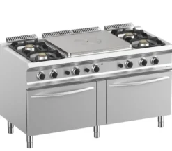 Gas-Glühplatte Dexion Lux 700 - 150/73 mit Gasbackofen - 50 kW