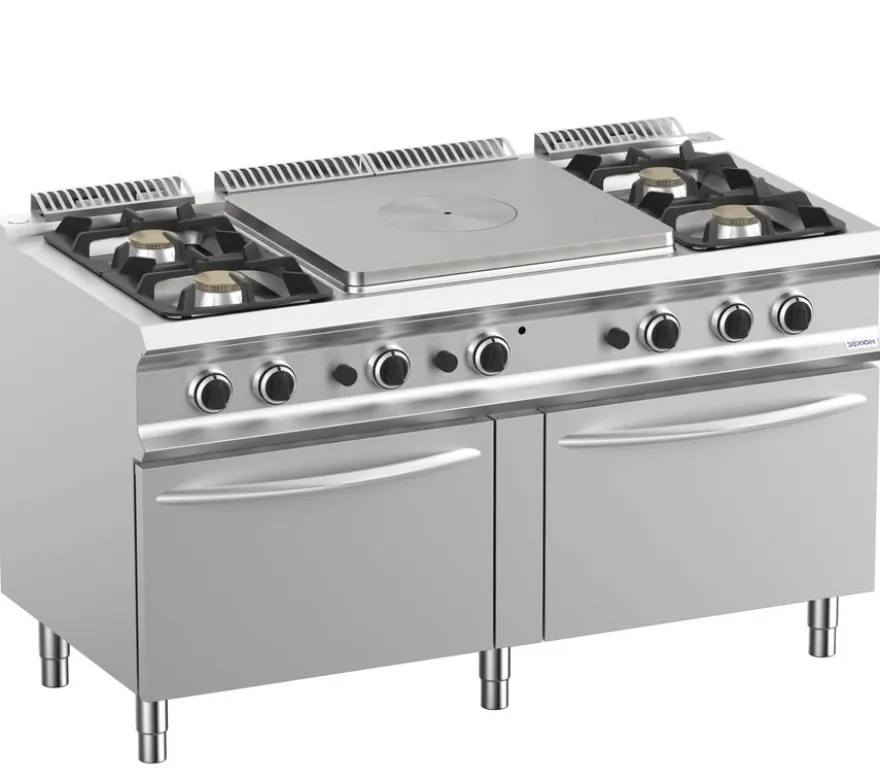 Gas-Glühplatte Dexion Lux 700 - 150/73 mit Gasbackofen - 50 kW