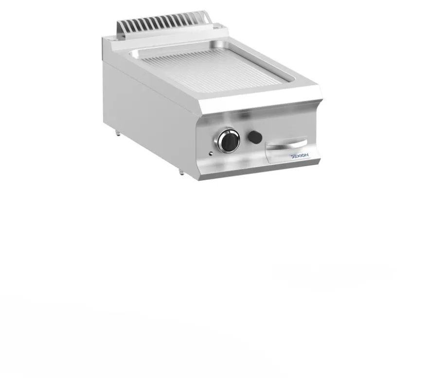 Gasgrillplatte Dexion Lux 700 - 40/73 - gerillt - Tischgerät - 7 kW